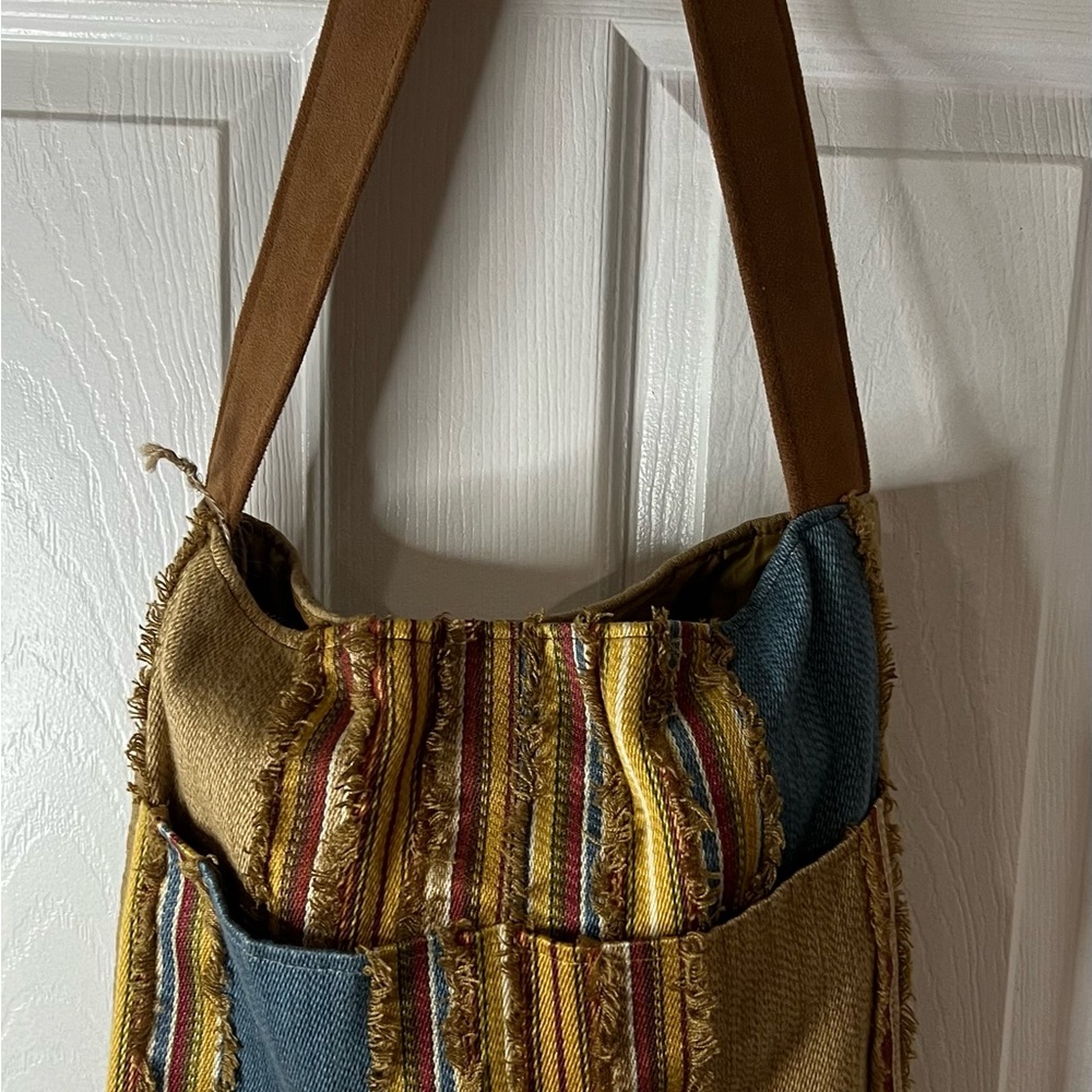 Striped Multicolor Shoulder Bag
